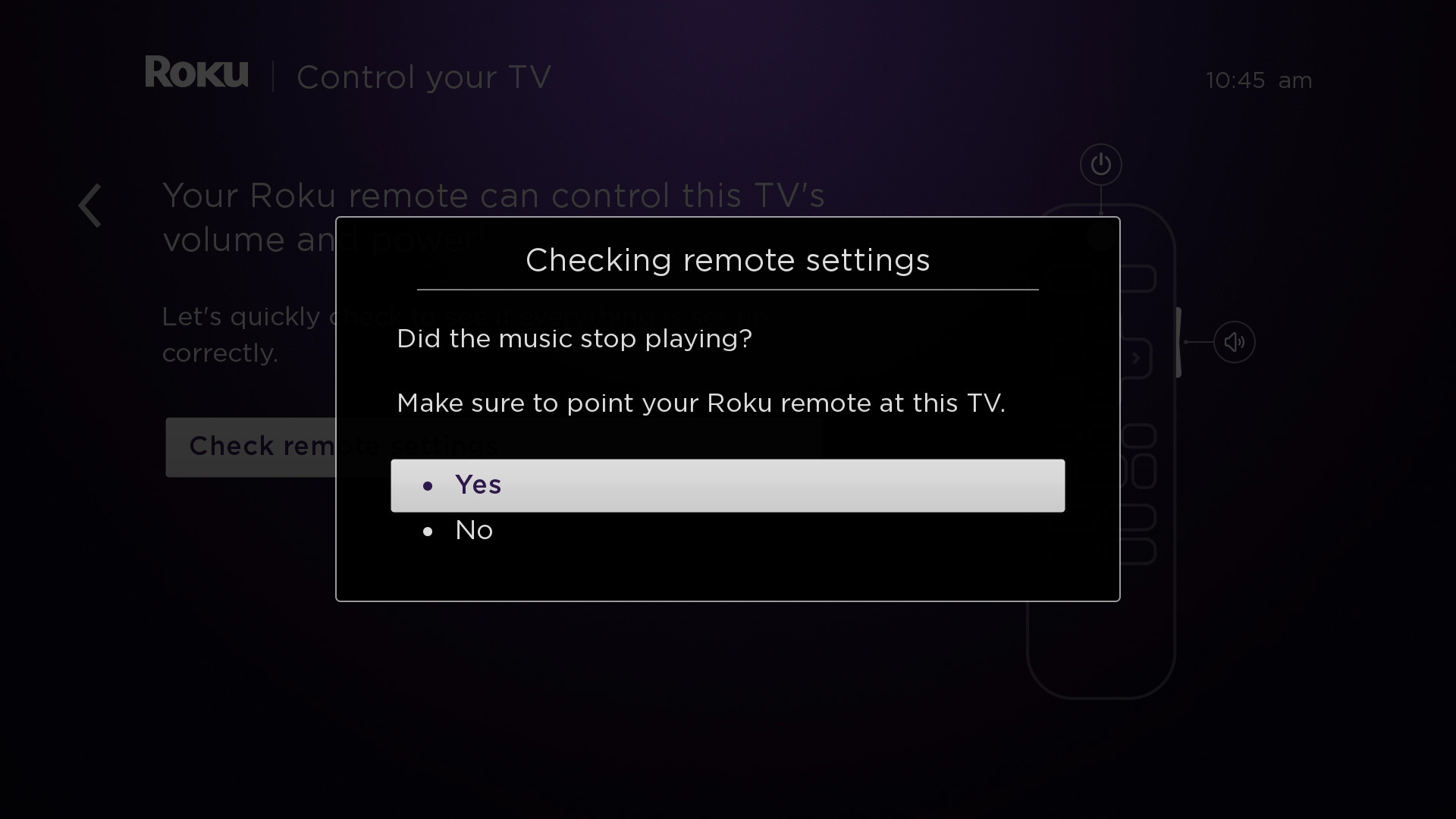 How do I set up my Roku® enhanced remote to control my TV? Official