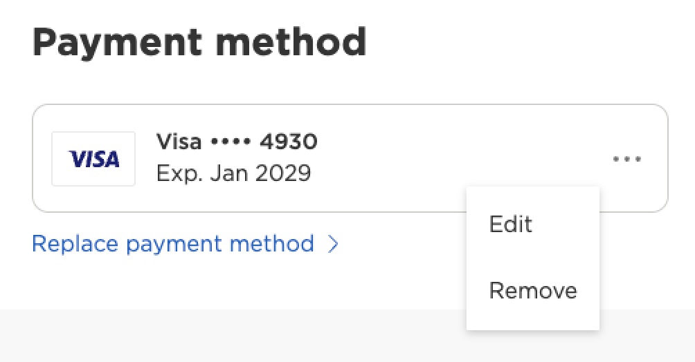 Acceptable Roku payment method 2