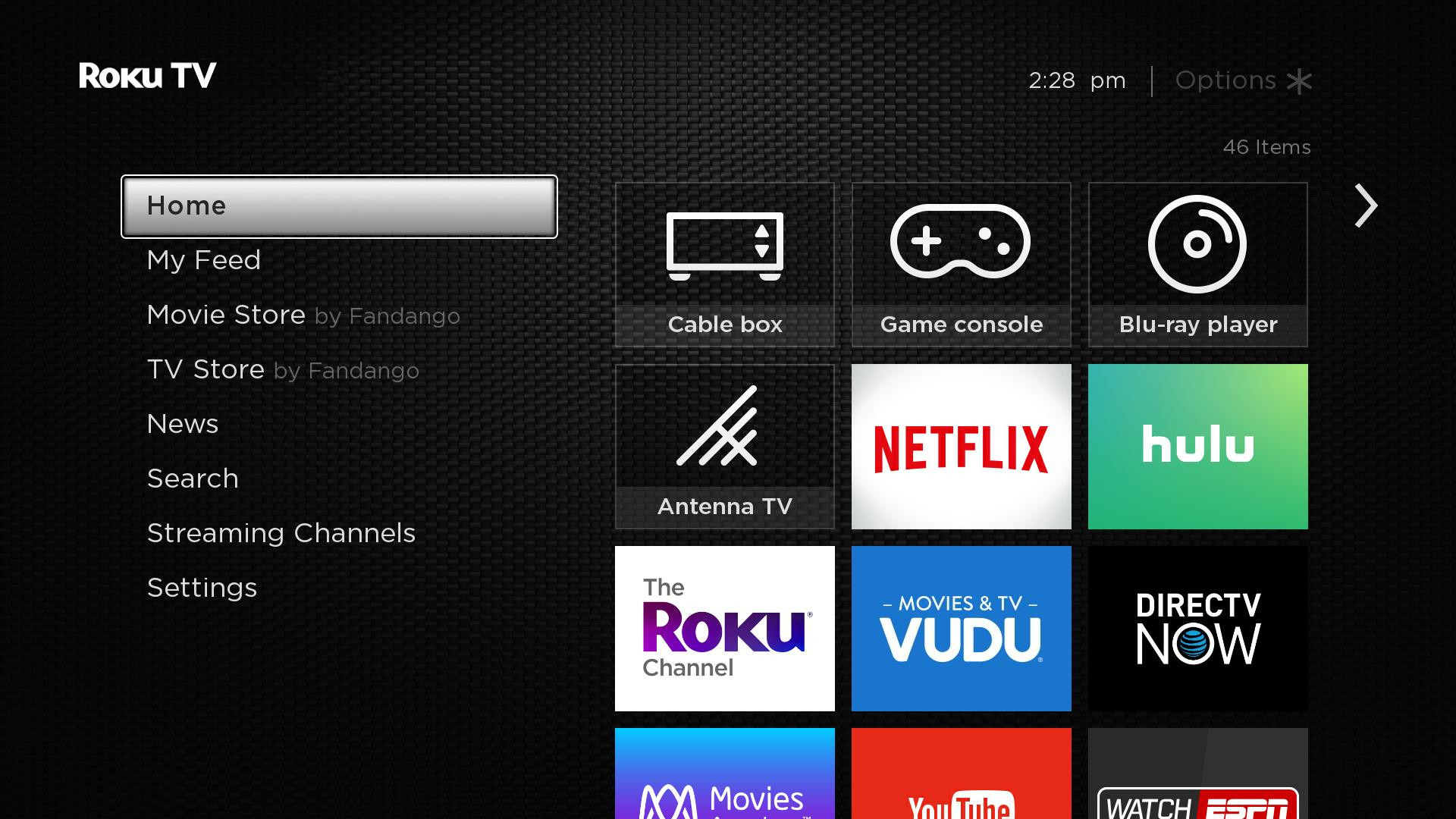 Smart TV. TV inputs. Streaming channels 101
