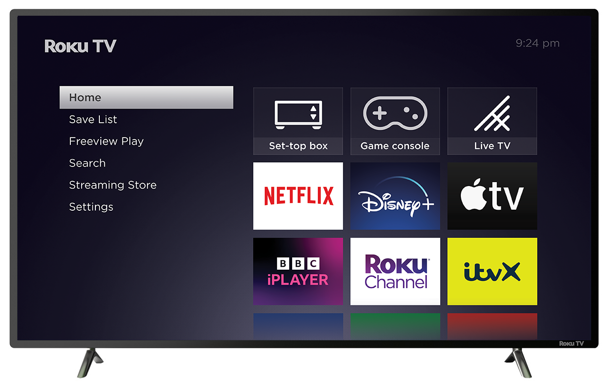 Roku TV Home Screen