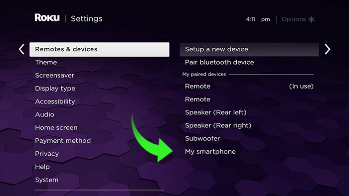 how to connect bluetooth device to roku tv