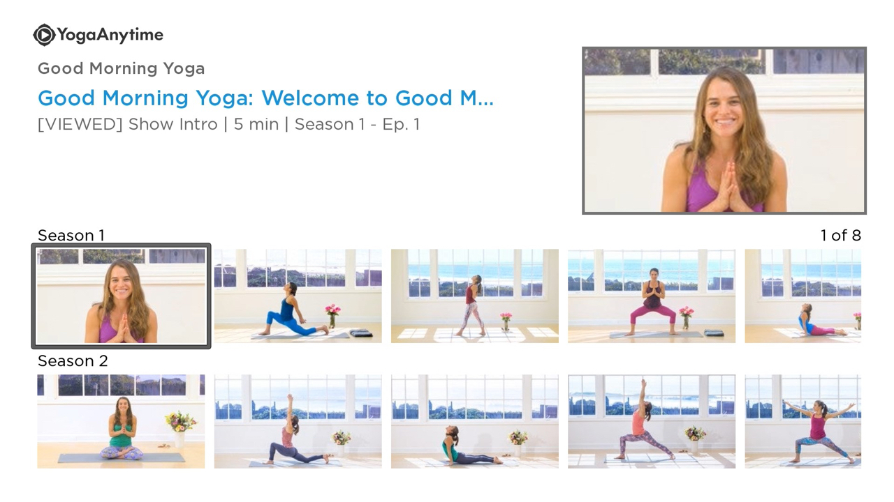 Yoga Anytime TV App Roku Channel Store Roku