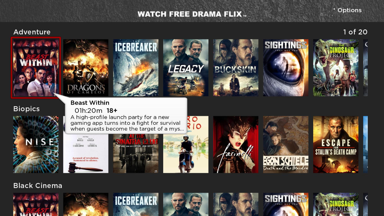 dramaflix free movies