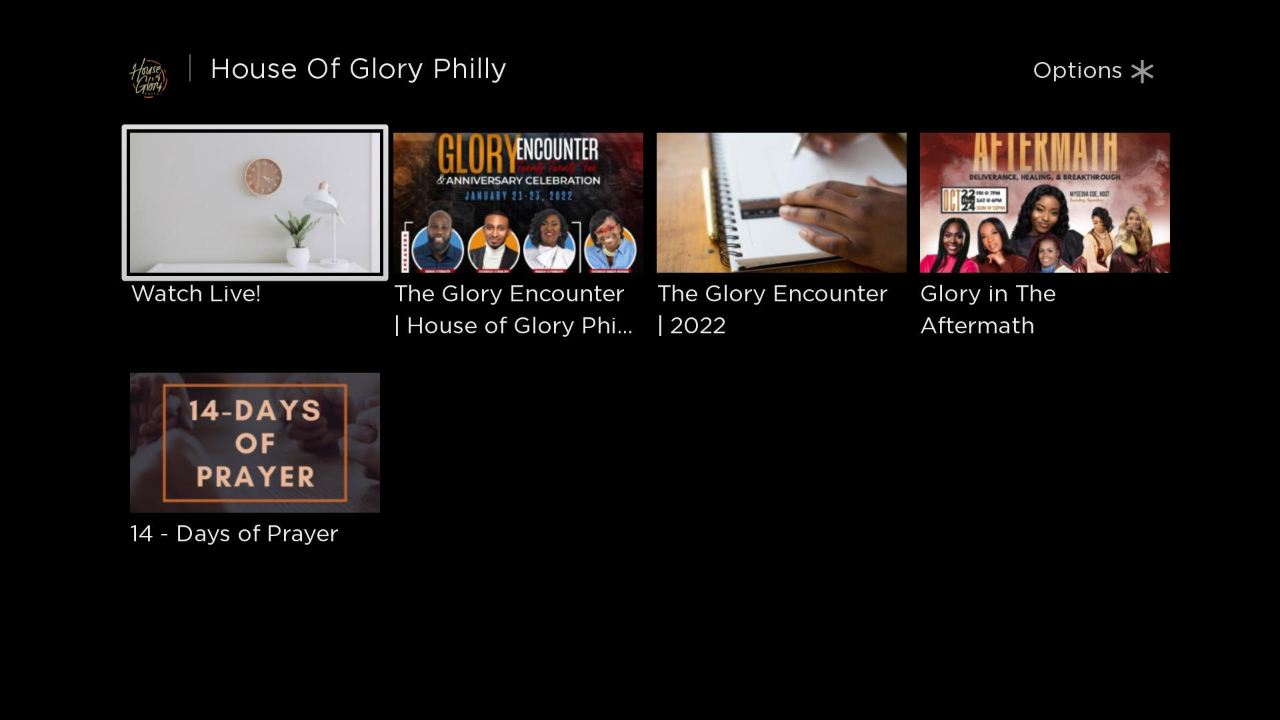 House Of Glory Philly TV App Roku Channel Store Roku