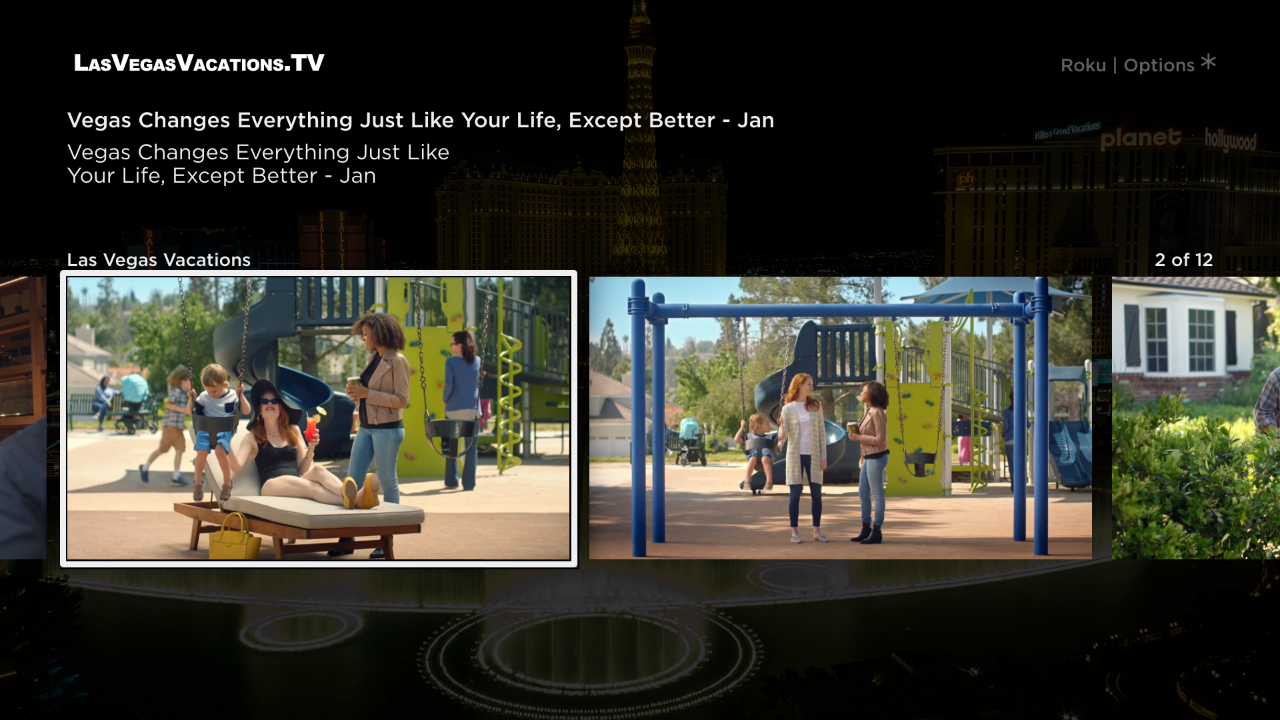 Las Vegas Vacations TV App Roku Channel Store Roku