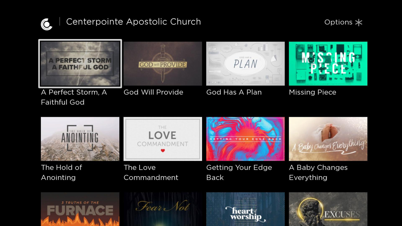 Centerpointe Apostolic Church | TV App | Roku Channel Store | Roku