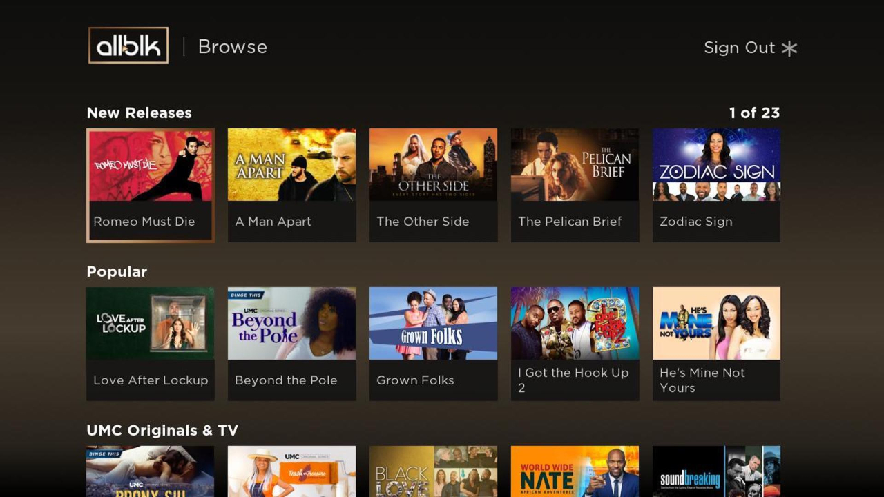 ALLBLK TV App Roku Channel Store Roku