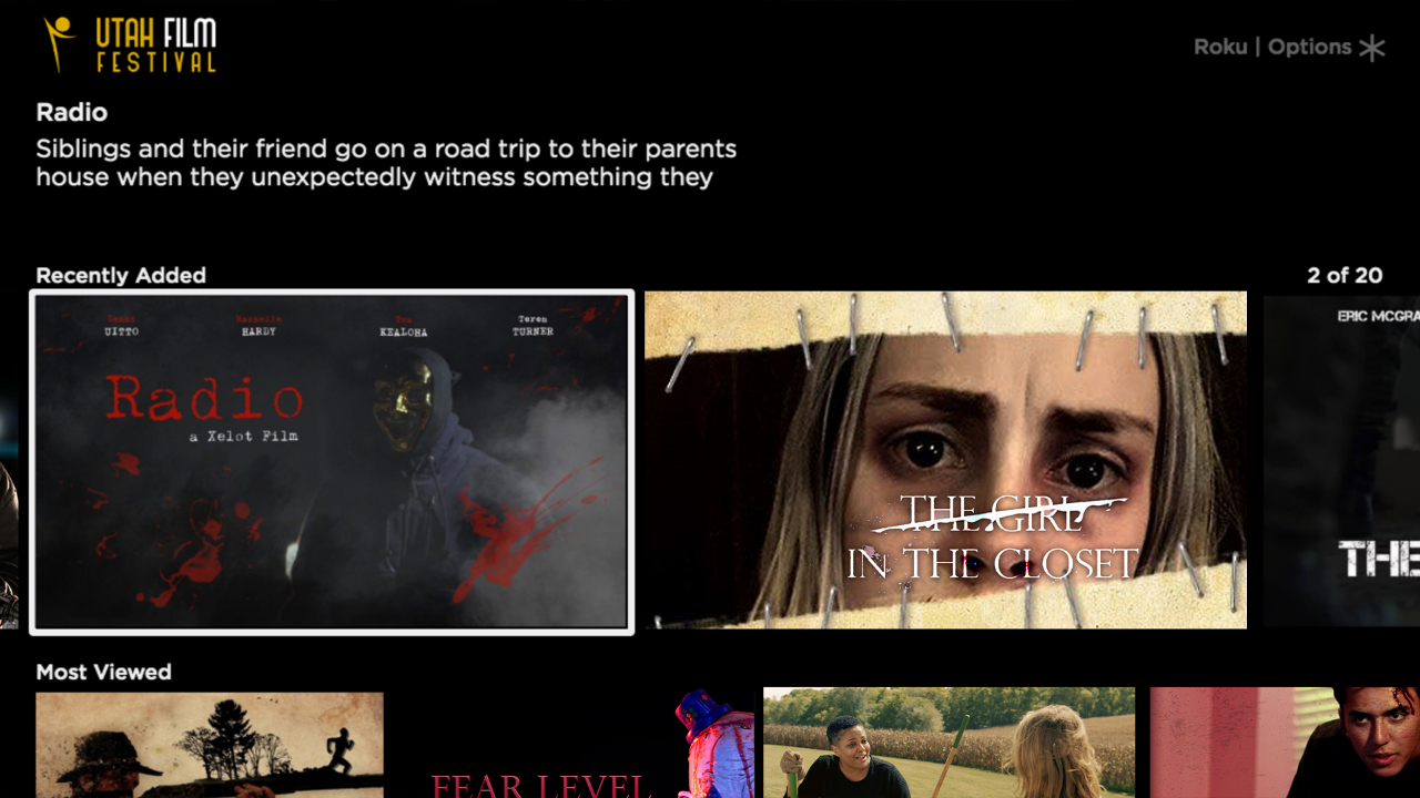 Utah Film Festival TV App Roku Channel Store Roku