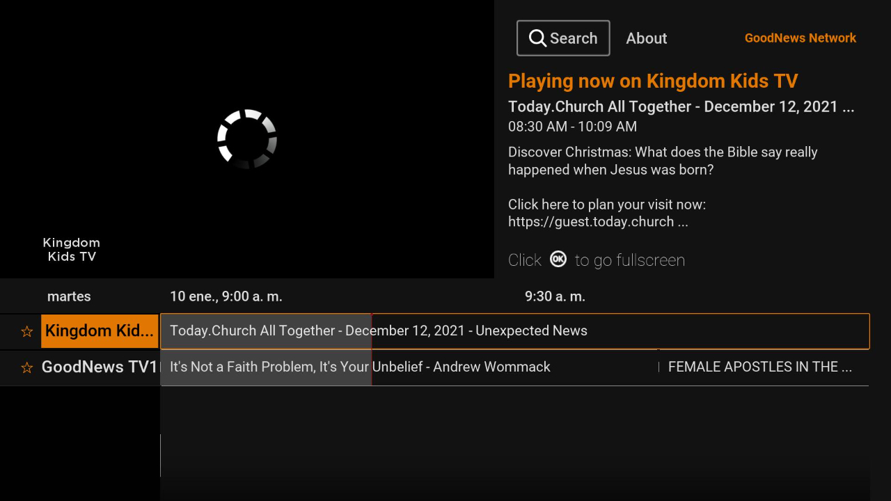 GoodNews Network TV App Roku Channel Store Roku