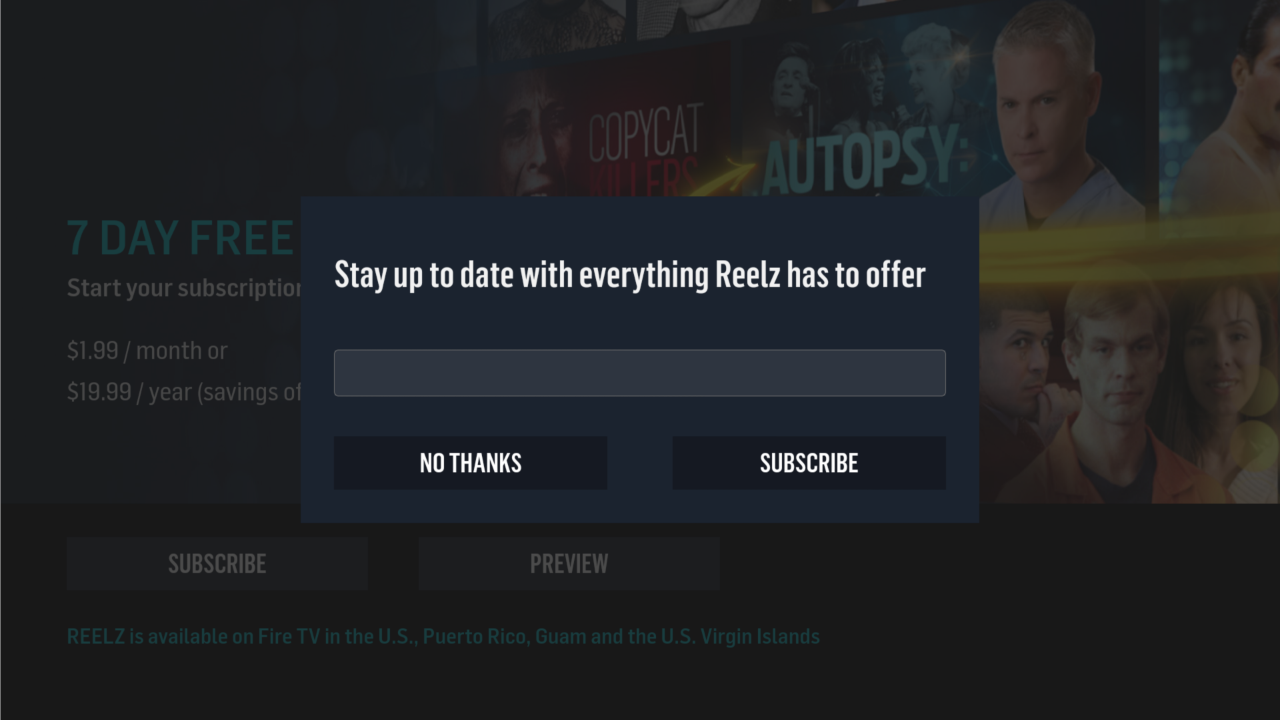 Reelz | TV App | Roku Channel Store | Roku