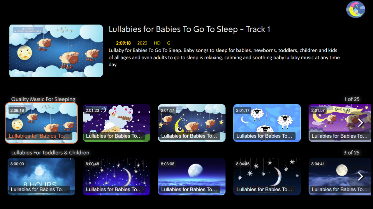 Best Baby Lullabies - Bedtime Music | Tienda de canales Roku | Roku