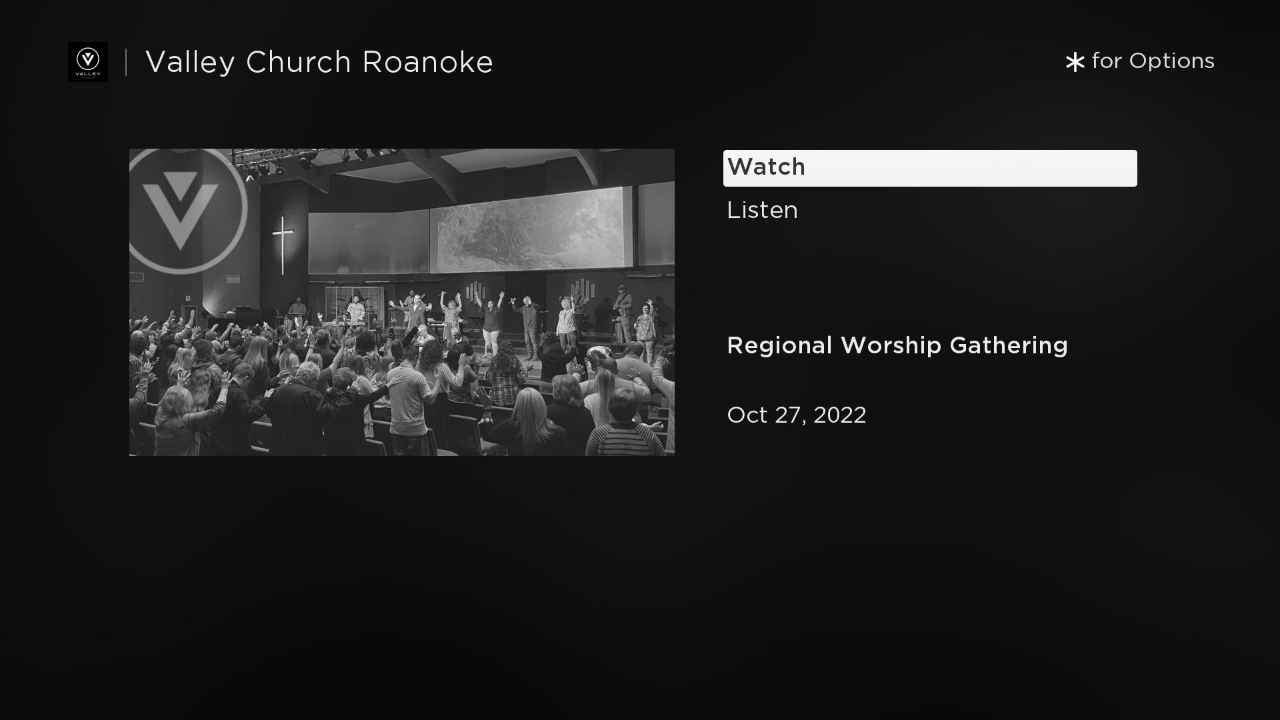 Valley Church Roanoke TV App Roku Channel Store Roku