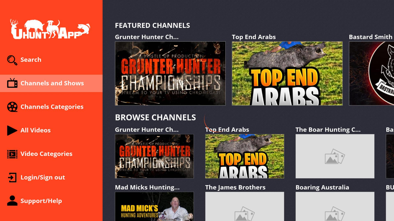 Uhunt Hunting & Fishing TV App Roku Channel Store Roku