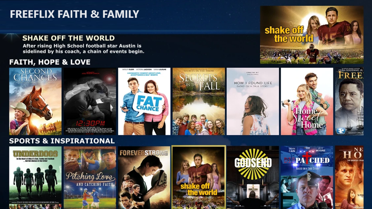 FreeFlix Family TV App Roku Channel Store Roku
