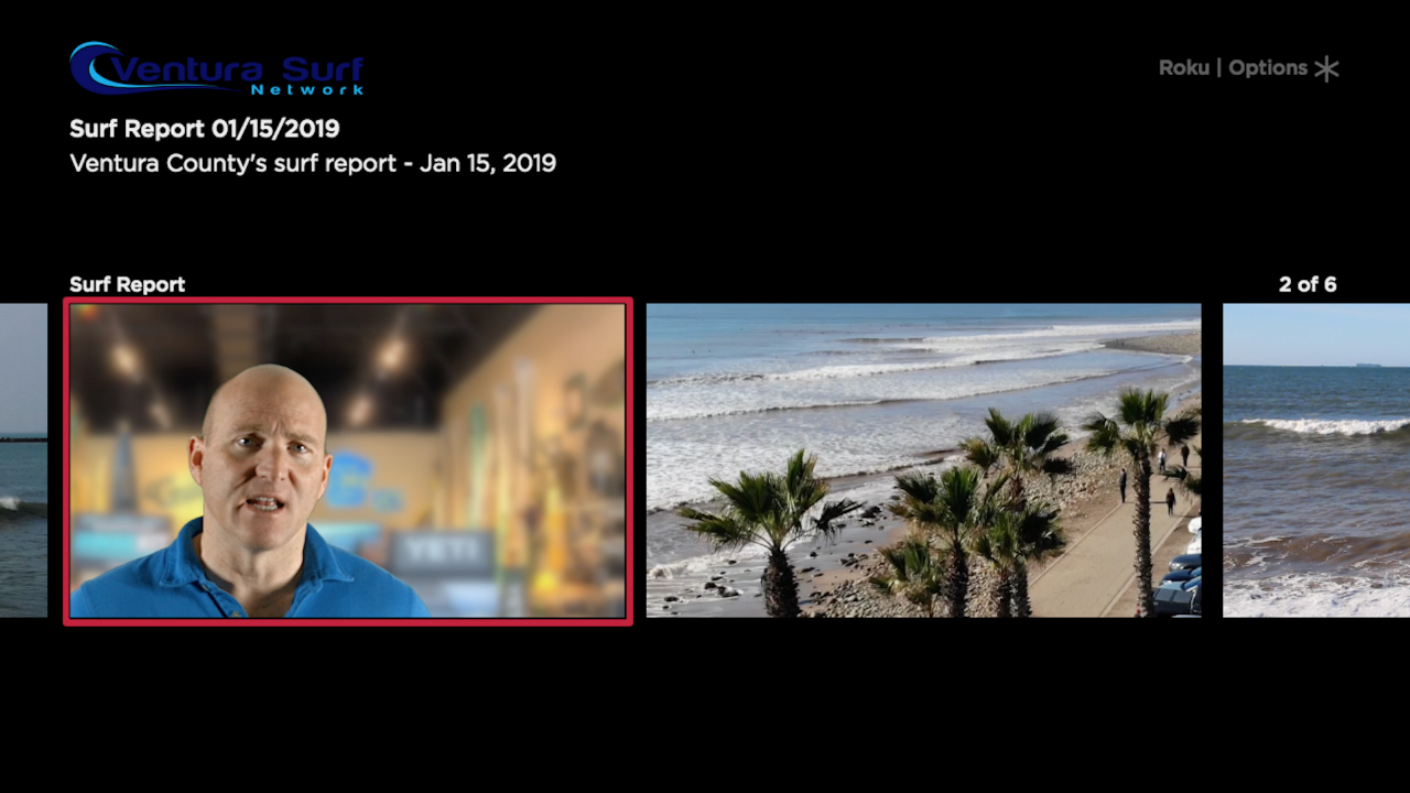 Ventura Surf Network TV App Roku Channel Store Roku