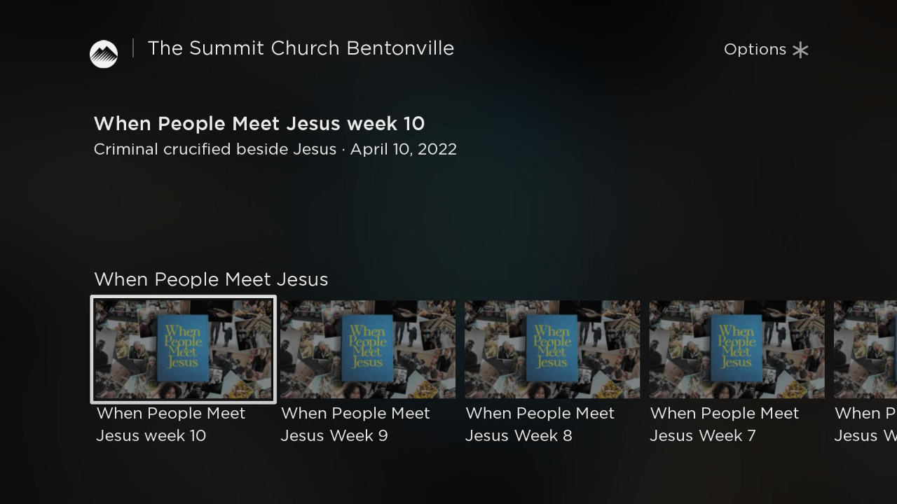 The Summit Church Bentonville | TV App | Roku Channel Store | Roku