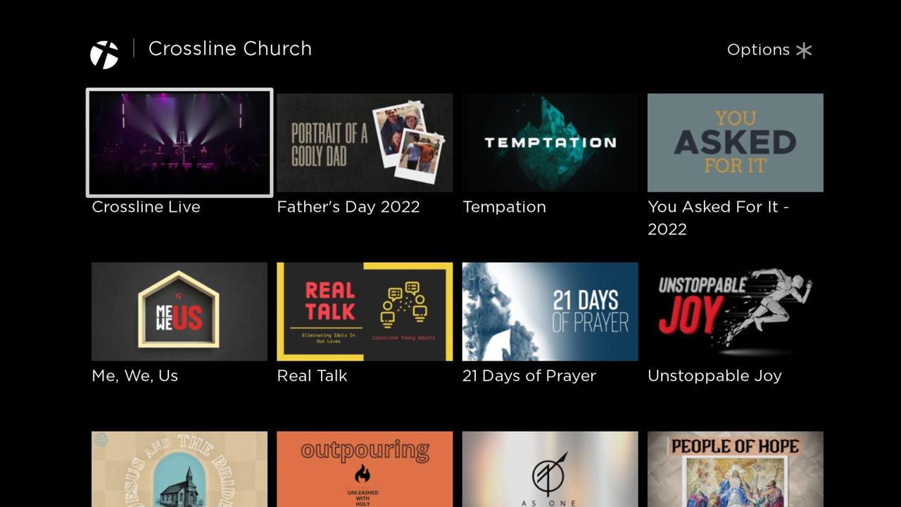 Crossline Church | TV App | Roku Channel Store | Roku