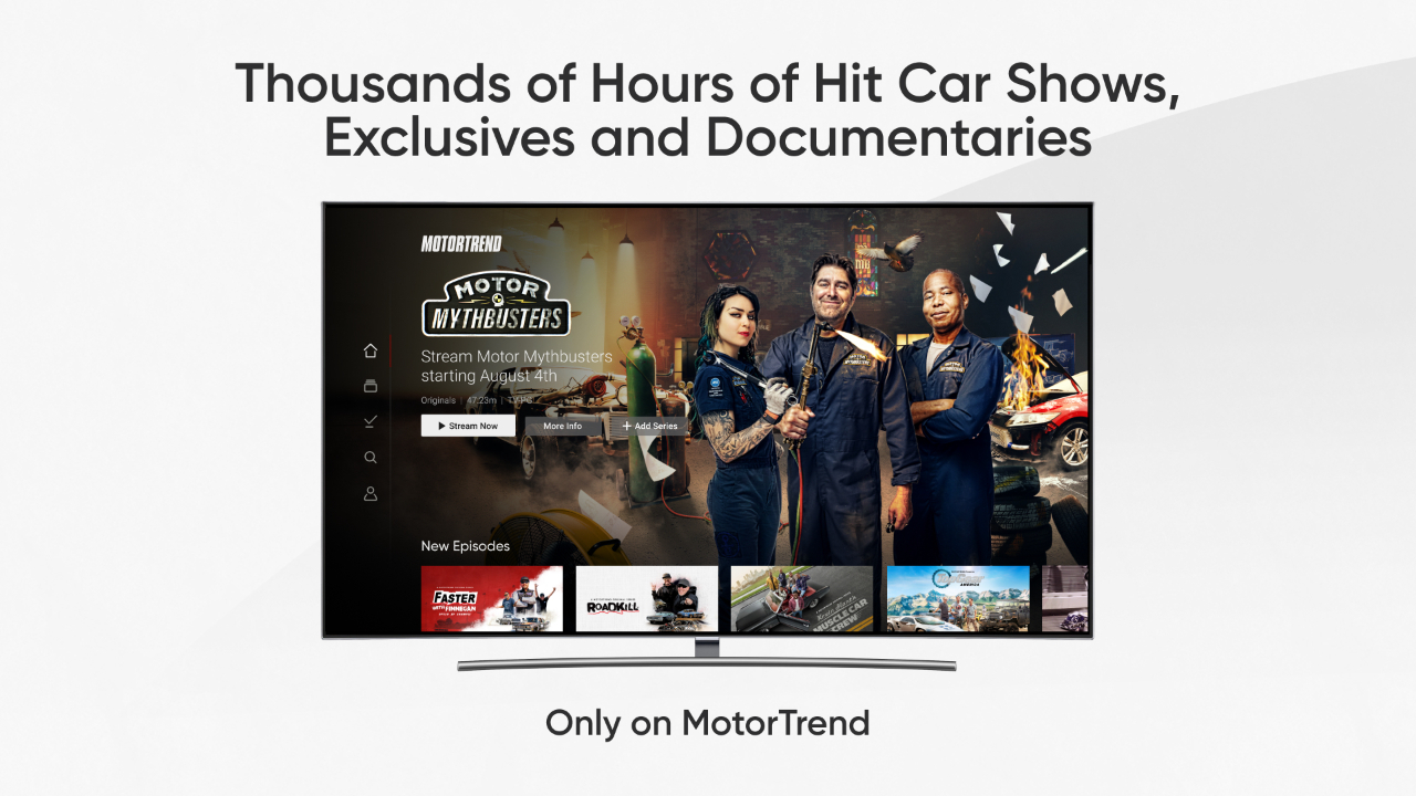 MotorTrend Stream Car Shows TV App Roku Channel Store Roku