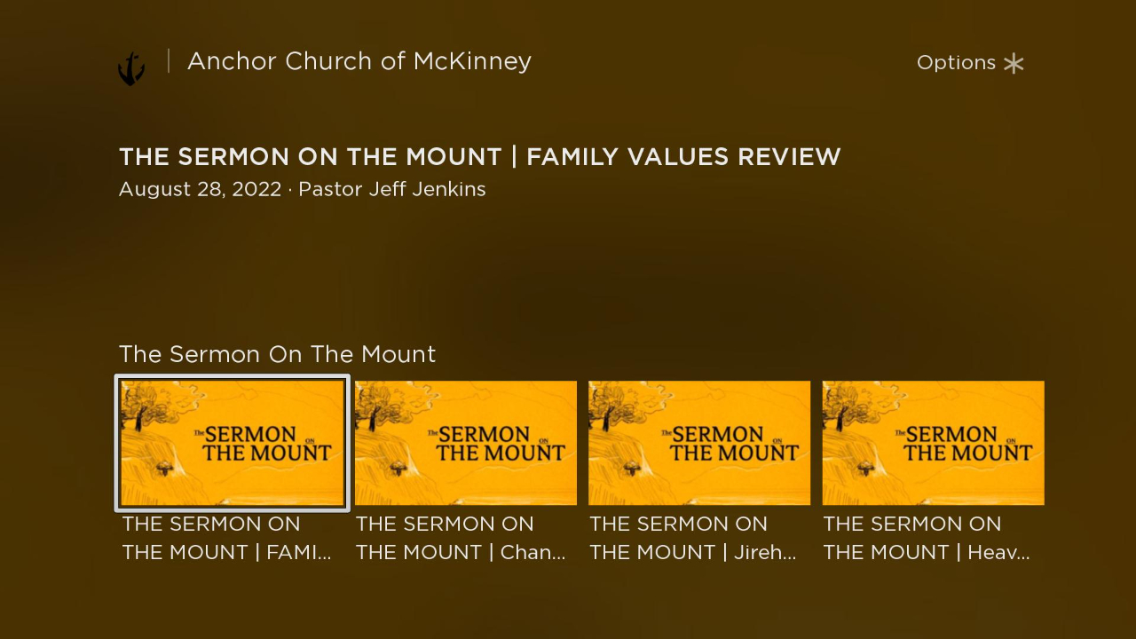 Anchor Church of McKinney TV App Roku Channel Store Roku