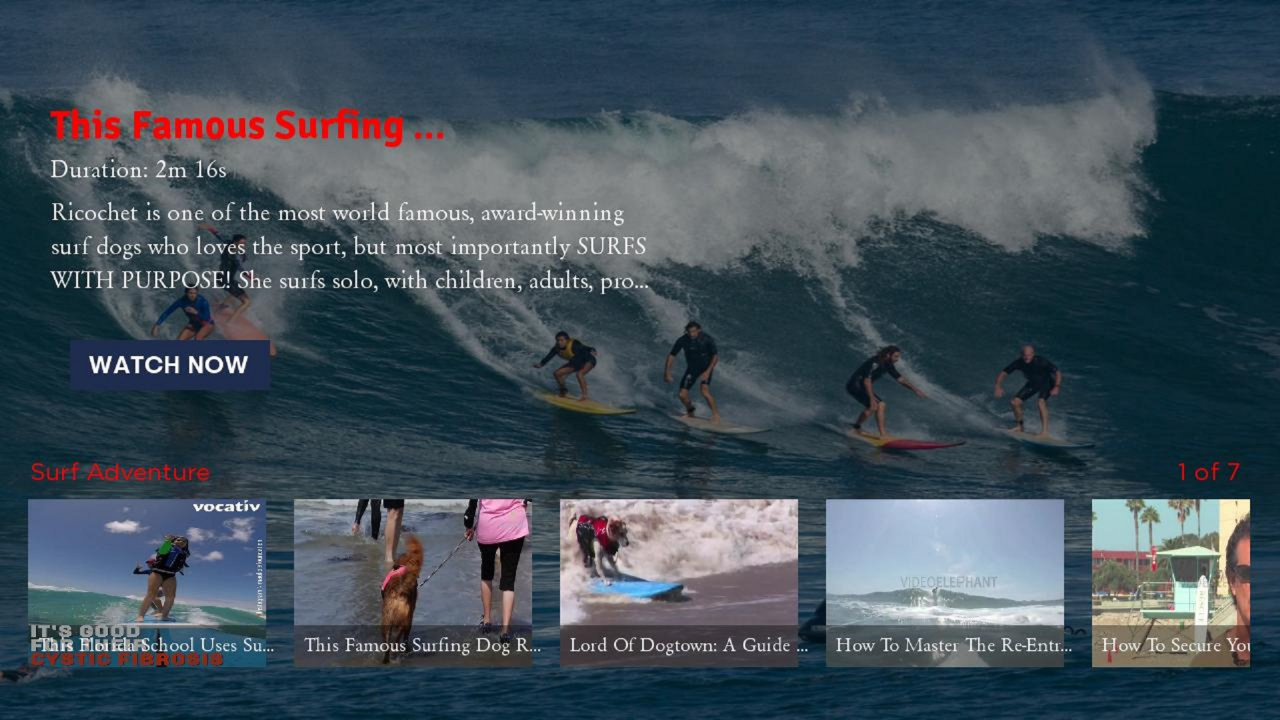 Surf Adventure TV App Roku Channel Store Roku