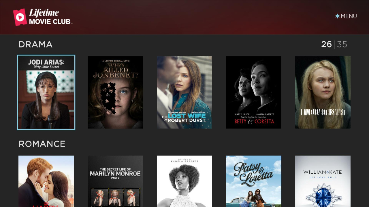 Lifetime Movie Club Roku Channel Store Roku