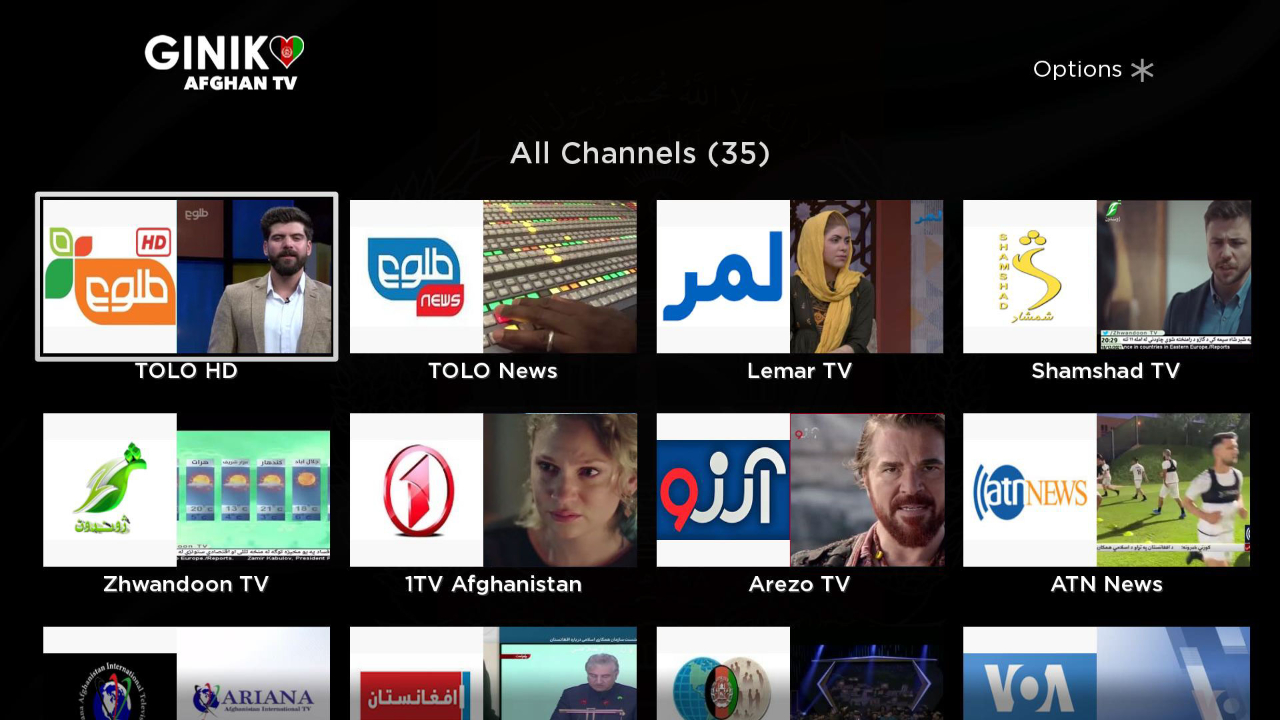 afghanistan live channels