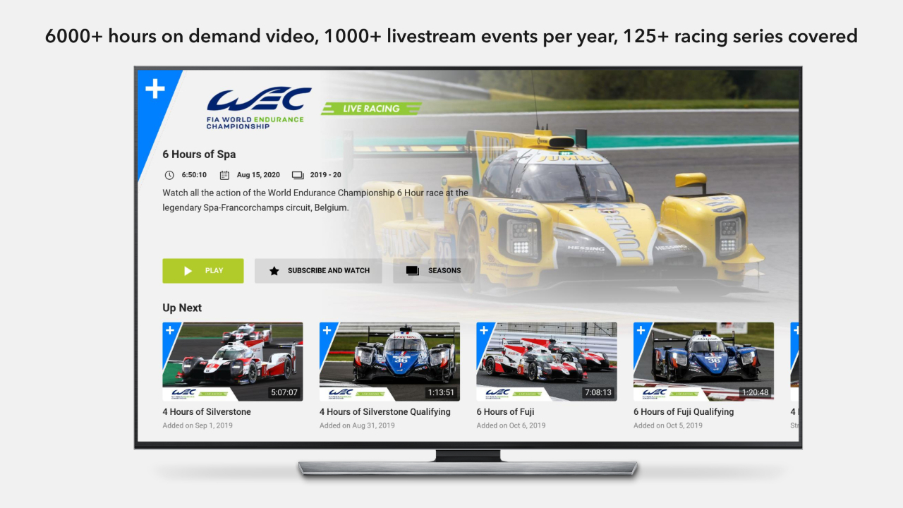 Motorsport.tv Stream Racing Videos TV App Roku Channel Store Roku