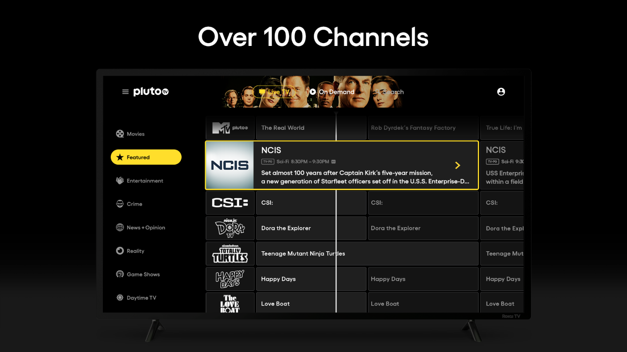 Pluto TV - It's Free TV | TV App | Roku Channel Store | Roku
