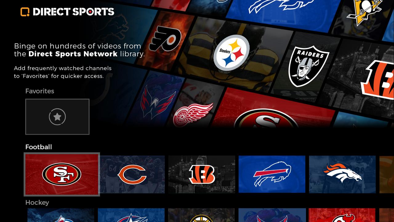 Direct Sports Network | TV App | Roku Channel Store | Roku