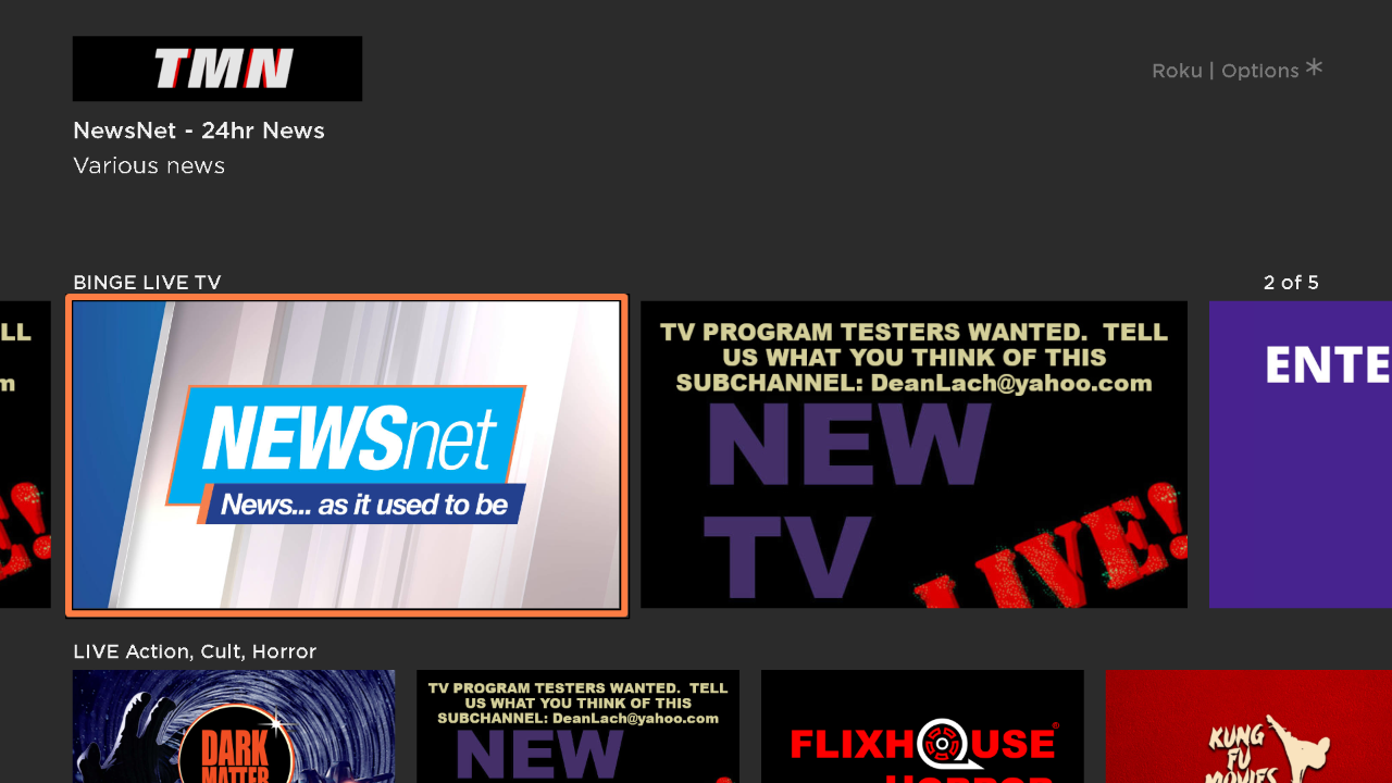 The Movie Network TV App Roku Channel Store Roku
