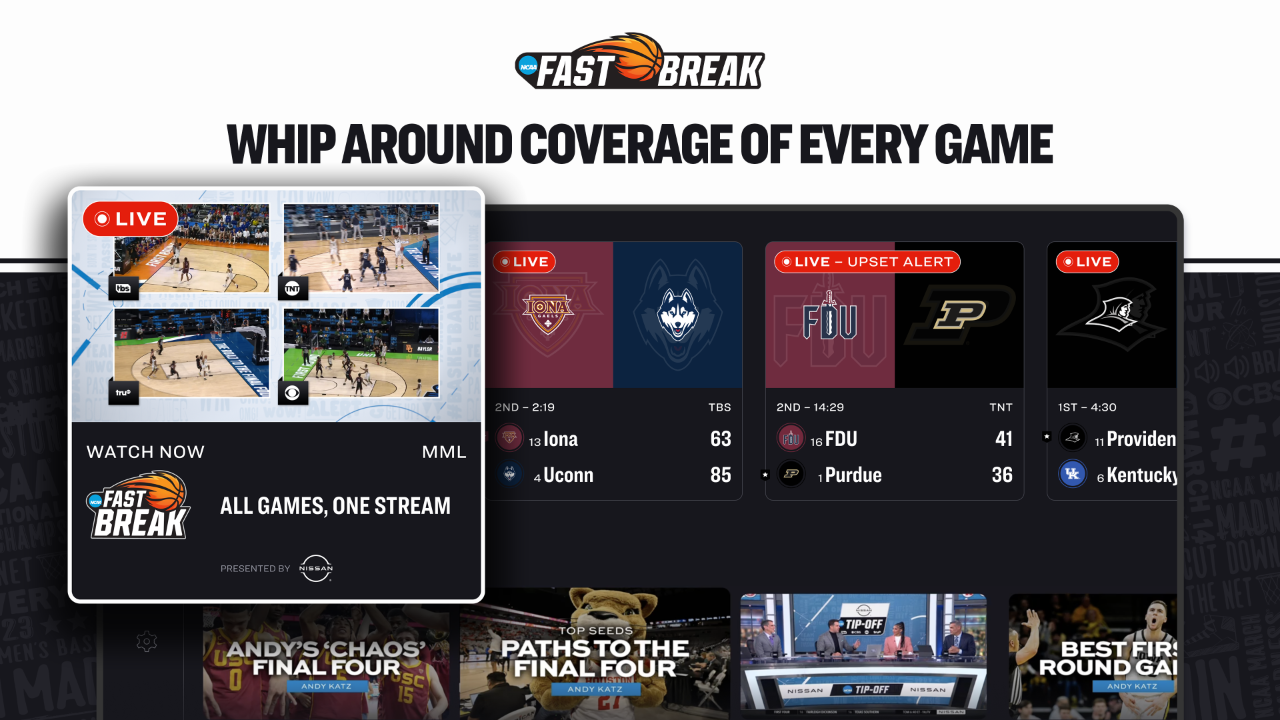 NCAA March Madness Live TV App Roku Channel Store Roku