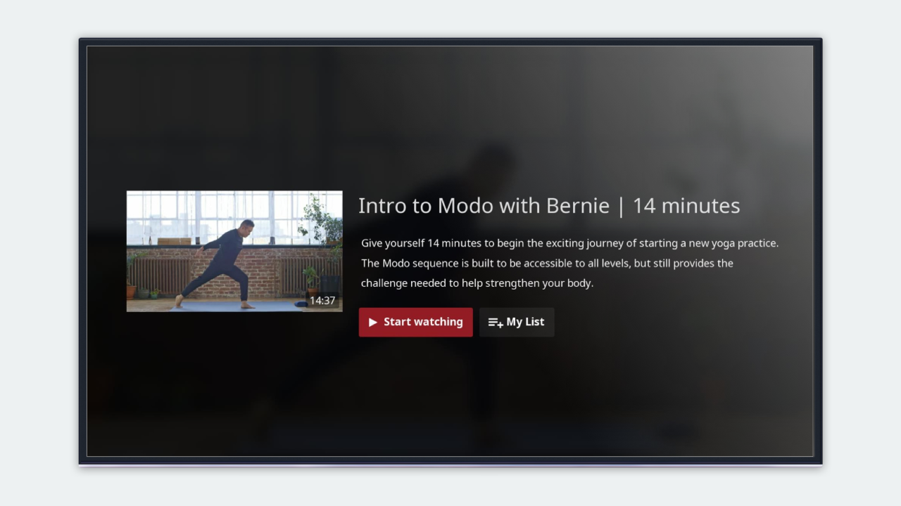 Modo Yoga Online TV App Roku Channel Store Roku