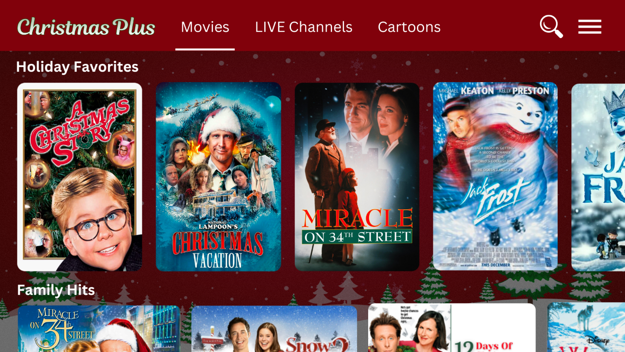 Christmas Plus Free Holiday Movies & Music Roku Channel Store Roku