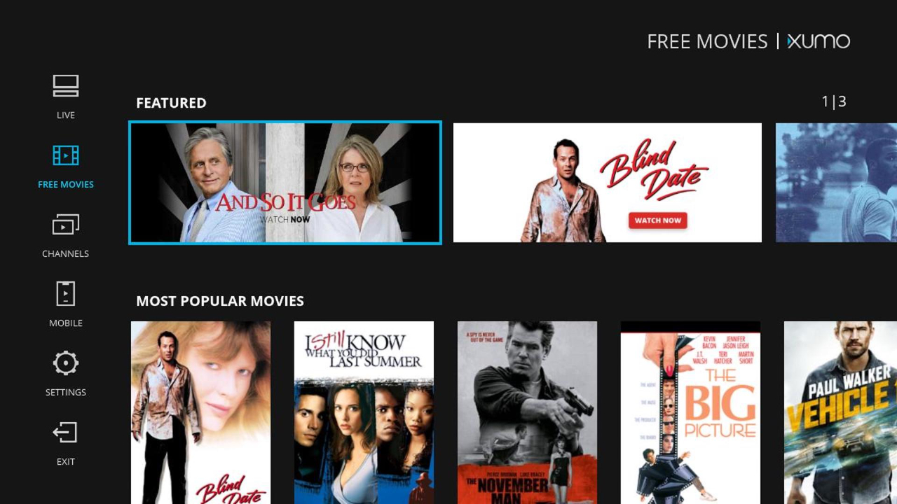 XUMO Free Movies & TV TV App Roku Channel Store Roku