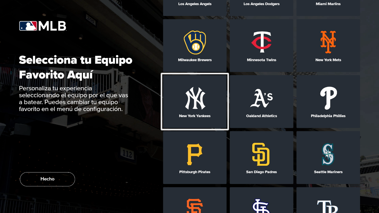 MLB Tienda de canales Roku Roku