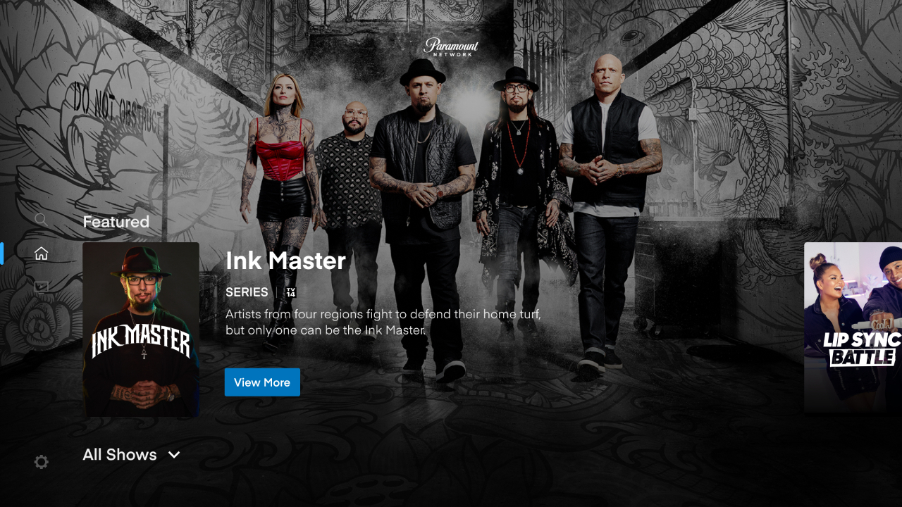 Paramount Network TV App Roku Channel Store Roku