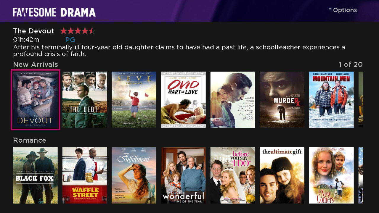 Drama Movies & TV by Fawesome | TV App | Roku Channel Store | Roku