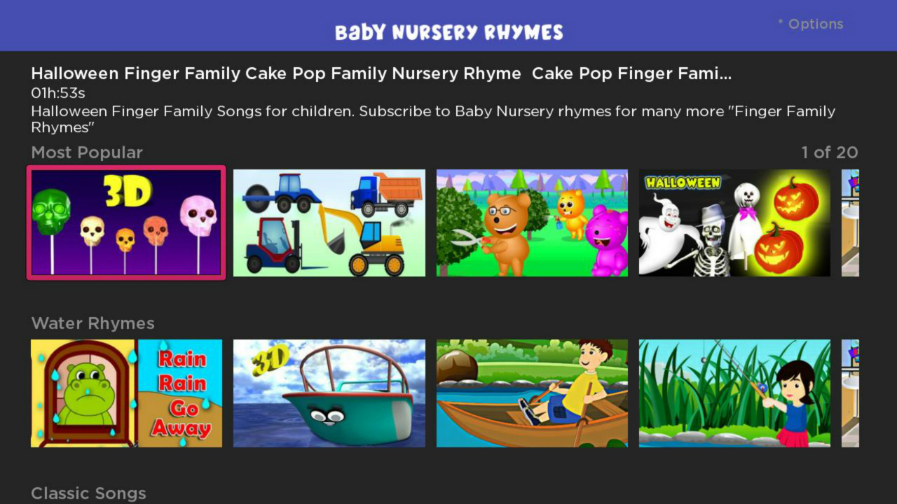 Baby Nursery Rhymes TV App Roku Channel Store Roku