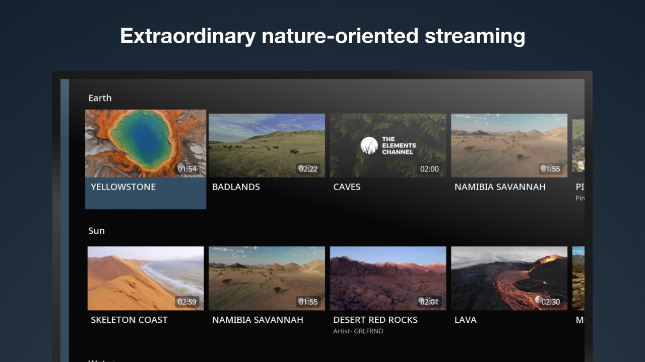 The Elements Channel | TV App | Roku Channel Store | Roku