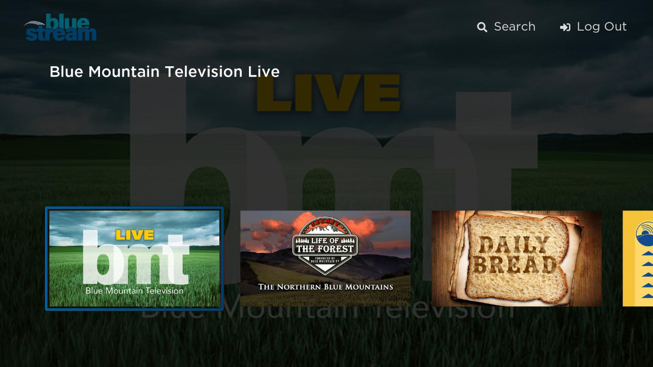Bluestream TV App Roku Channel Store Roku