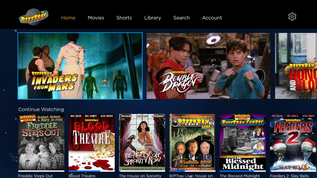 RiffTrax on Roku