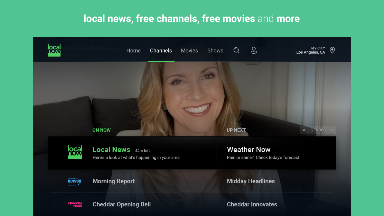Local Now TV App Roku Channel Store Roku