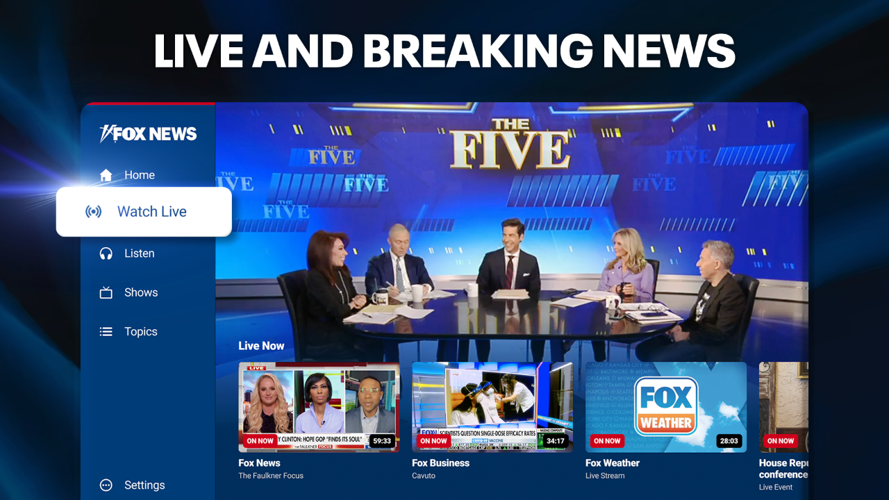 Fox News: US, World, & Election Headlines | TV App | Roku Channel Store - Is There A Fox News App For Roku