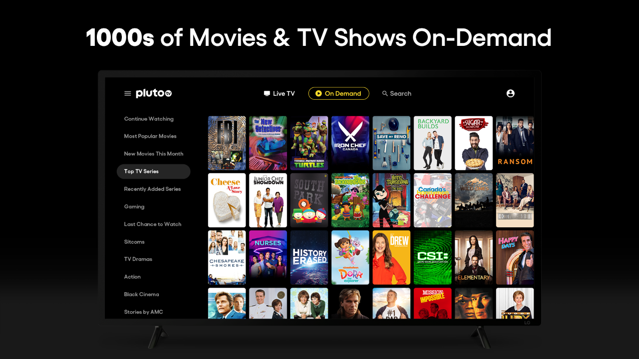 Pluto TV It's Free TV TV App Roku Channel Store Roku