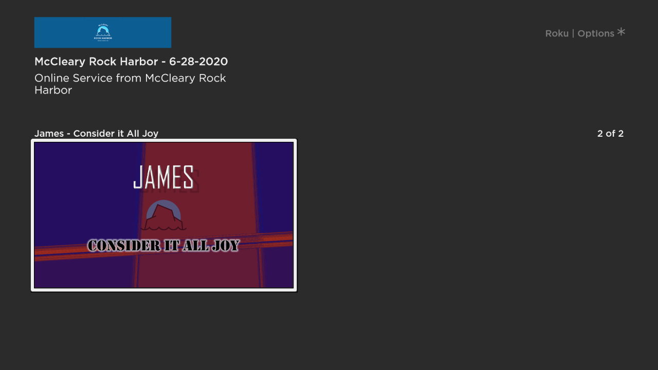 McCleary Rock Harbor TV App Roku Channel Store Roku