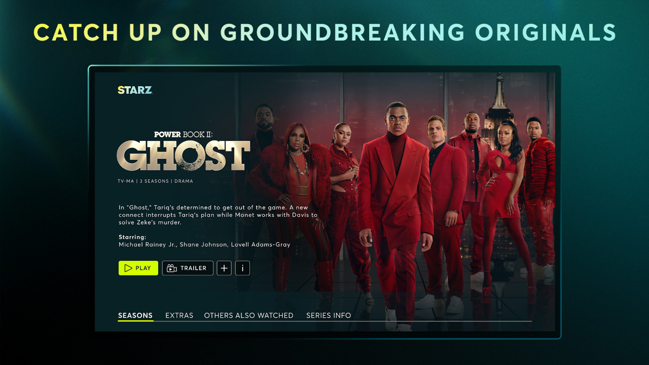 STARZ TV App Roku Channel Store Roku