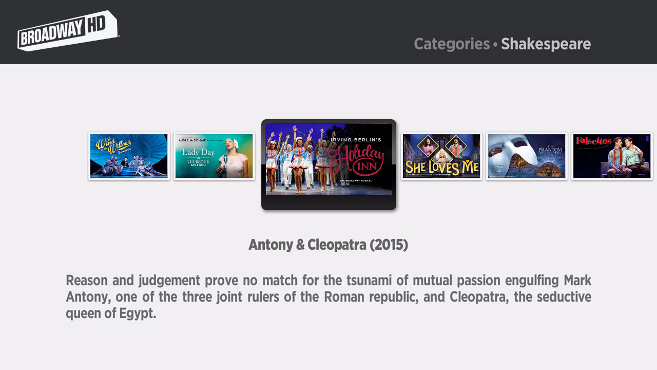 BroadwayHD TV App Roku Channel Store Roku