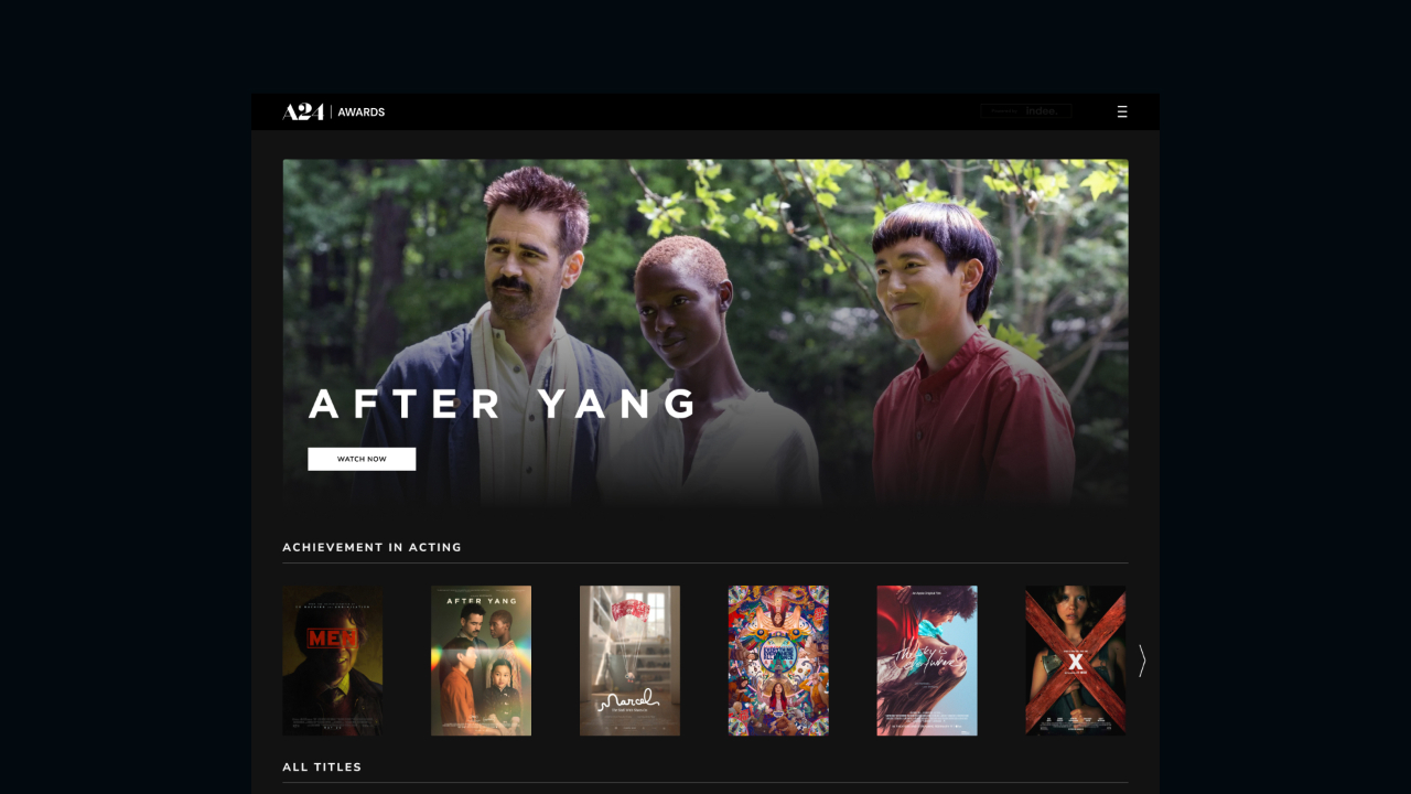 A24 Awards TV App Roku Channel Store Roku