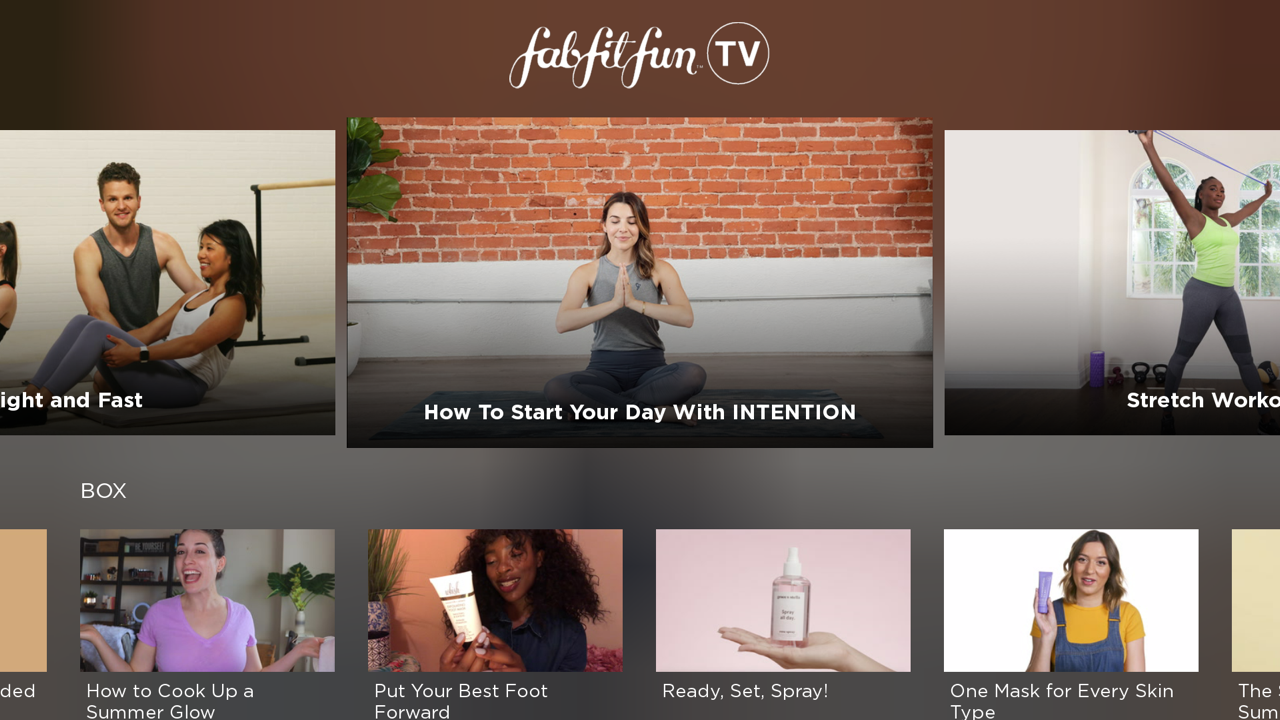 FabFitFun TV TV app Roku Channel Store Roku