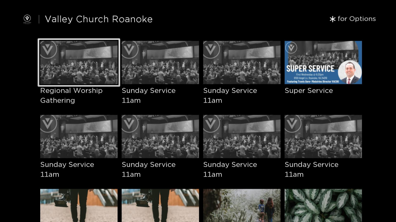 Valley Church Roanoke TV App Roku Channel Store Roku